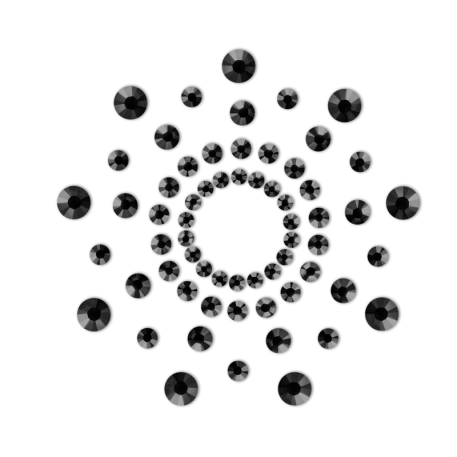 Breast jewelery Mimi Black