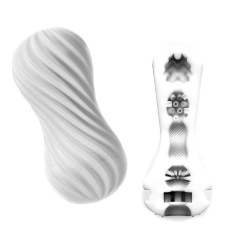Masturbatore riutilizzabile TENGA FLEX - Silky White