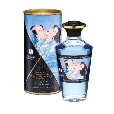 Huile chauffante aphrodisiaque Shunga - Frisson de Coco