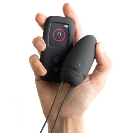Uovo vibrante - bnaughty Premium Unleashed nero