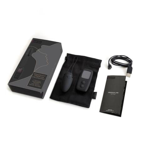 Uovo vibrante - bnaughty Premium Unleashed nero
