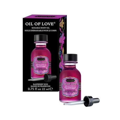 Kamasutra - huile d'amour - Baiser de Framboise 22ML