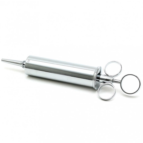 Siringa di metallo per clisteri 100 ml