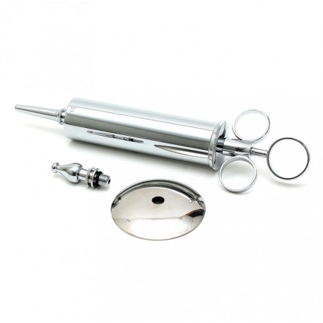 Siringa di metallo per clisteri 100 ml