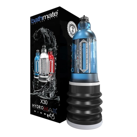 Pene pompa Bathmate Hydromax X30 Wide Boy Blu