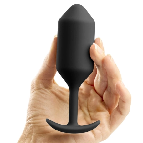 Weighted Butt Plug B-Vibe Snug 3 - (Large)