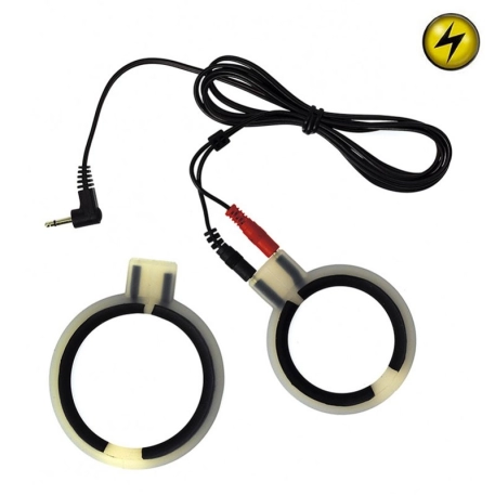 Electro silicone bipolar cock rings - Rimba