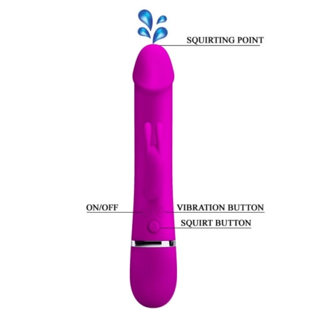 Vibratore Rabbit Squirting Henry - Pretty Love