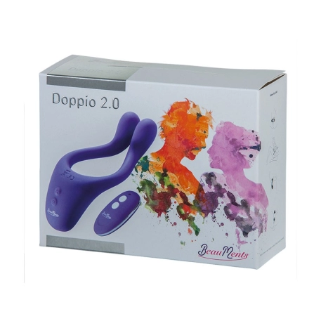 Vibrator für Paare Doppio 2.0 Purple - BeauMents