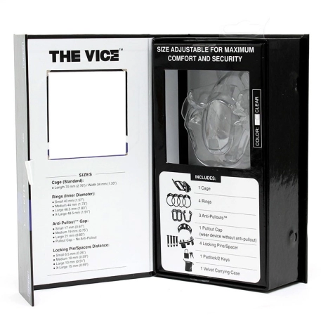 Appareil de chasteté - The Vice Mini Clear