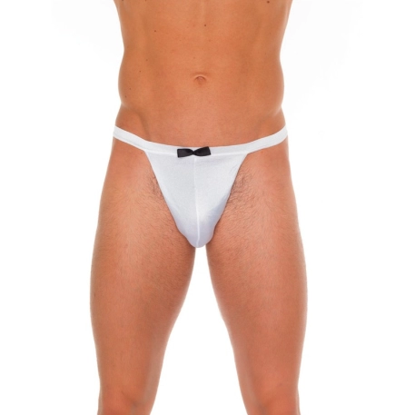 G-String sexy (blanc/noir) - Rimba