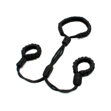 Hand knotted cotton restraints - Rimba