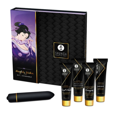 Scatola romantica Naughty Geisha Kit - Shunga