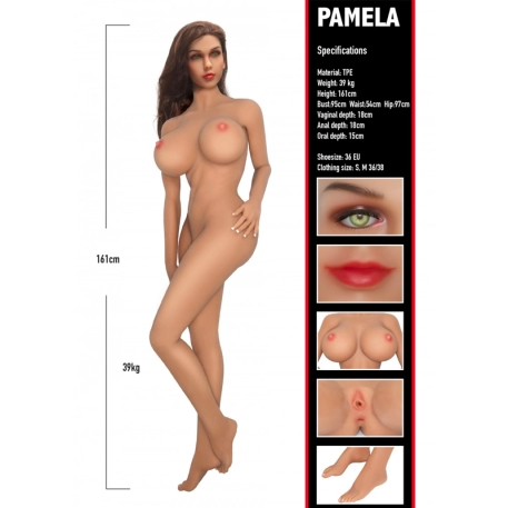 Bambola realistica in scala reale Pamela - Banger Babes