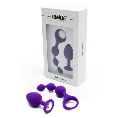 Butt plug Set Barcelona Purple - Rimba
