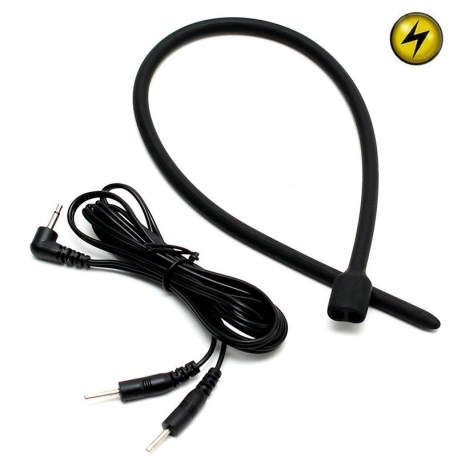 Sonda uretrale E-Stim Bi-polar - (silicone)