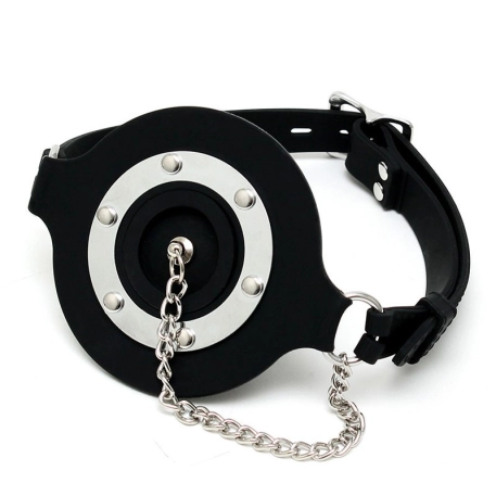 Ball Gag en silicone avec bouchon - Rimba