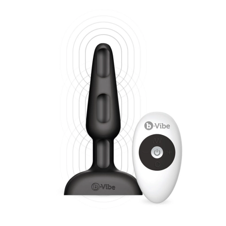 Plug anale rotante e vibrante telecomandato - B-Vibe Trio