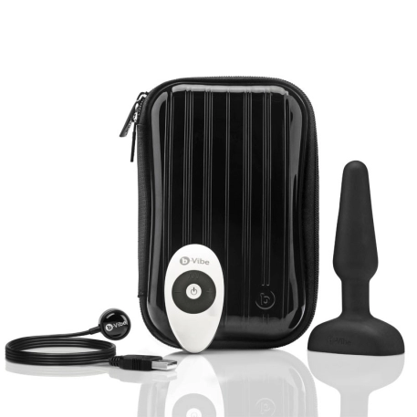 Plug anale rotante e vibrante telecomandato - B-Vibe Trio