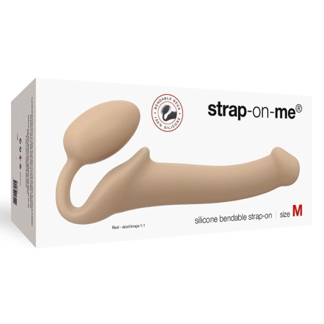 Double dildo Strap-On-Me MEDIUM (Flesh) - Rimba