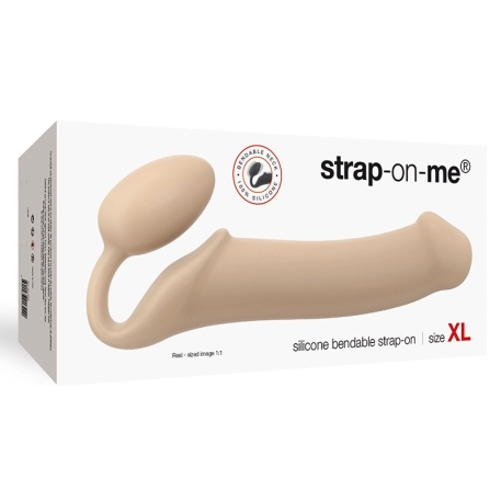Double dildo Strap-On-Me X-LARGE (Flesh) - Rimba