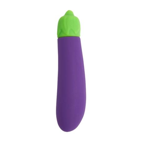 Mini vibromasseur Emoji Aubergine - Emojibator