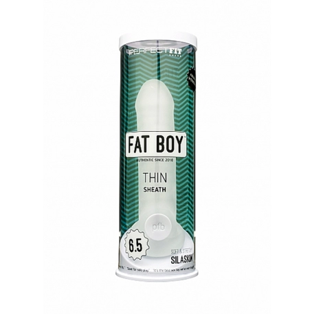 Fat Boy Thin 6,5 transparent - Ärmel Penis-Extender Perfect Fit