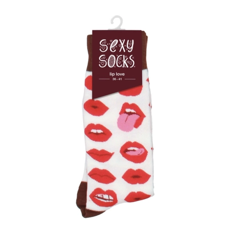 Sexy Socks 'Lip Love' - Chausettes sexy