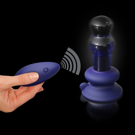 Vibrierender Analplug aus Glas - Icicles No 83