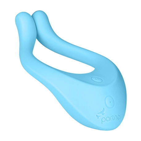 Couples Vibrator Partner Multifun 1 Blue - Satisfyer