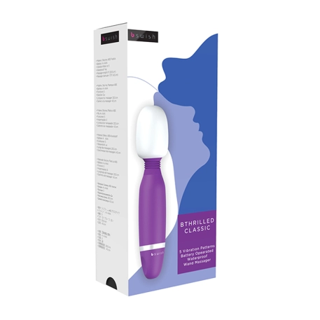 B Swish bthrilled Classic -  Vibrator Body Wand Purple
