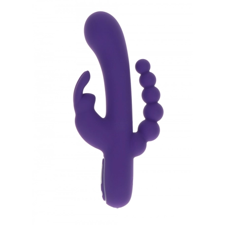Vibratore Raabbit Triple Pleasure - Toyjoy