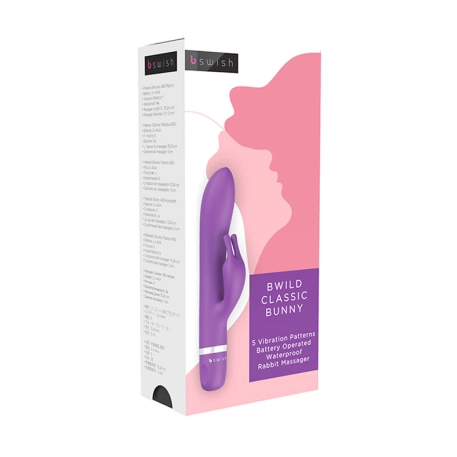 Vibro Rabbit bwild Classic Bunny Powder Purple - B swish