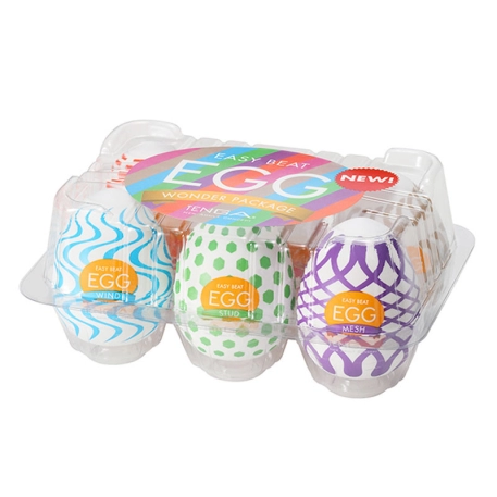 Einweg Masturbator Tenga Eier sortiment (6er Pack)