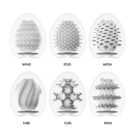 Einweg Masturbator Tenga Eier sortiment (6er Pack)