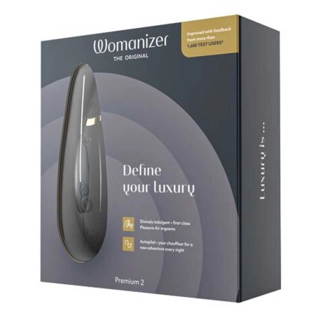 Womanizer Premium 2 (Black) - Clitoral & G Spot Vibrator
