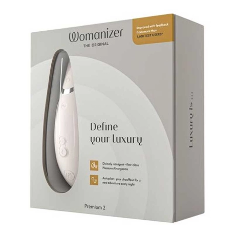 Womanizer Premium 2 (gris) - Stimulateur clitoris & Point G
