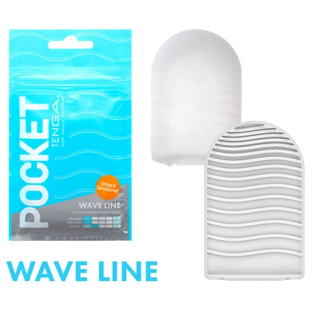 Tenga Masturbazione Pocket - Wave Line