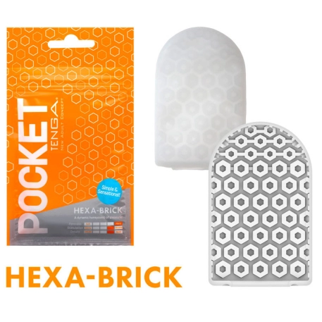 Masturbator Tenga Pocket - Hexa-Brick