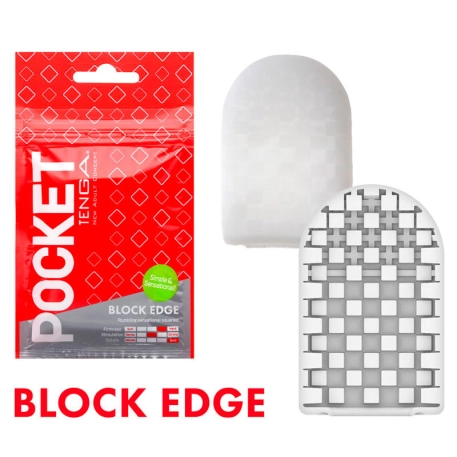 Masturbateur Tenga Pocket - Block Edge