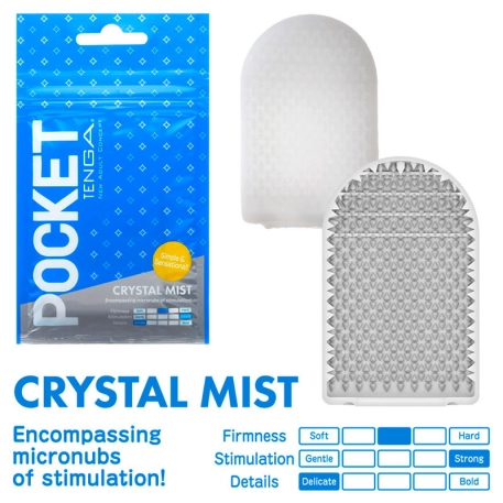 Tenga Masturbazione Pocket - Crystal Mist