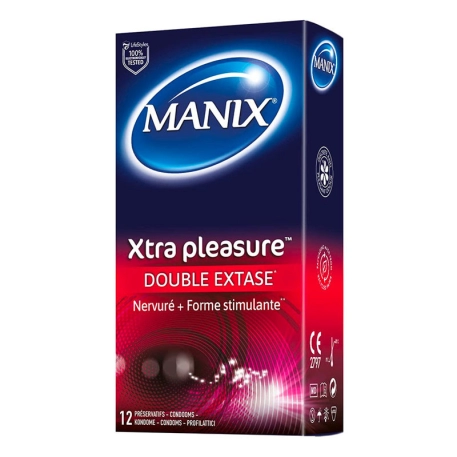 Préservatifs Manix Xtra Pleasure 12pc