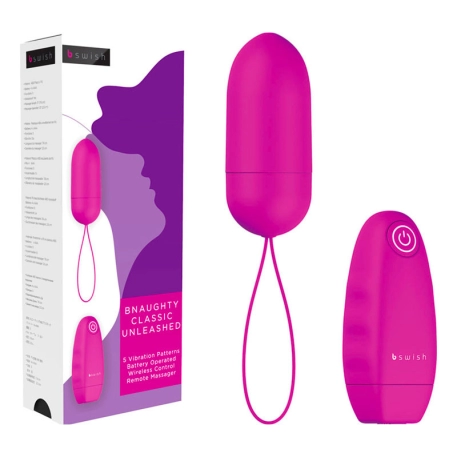 Uovo vibrante - B Swish bnaughty Unleashed Classic Pink