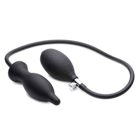 Expandable Butt plug Dark Inflator (11 cm) - Master Series