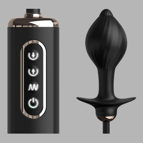 Inflatable and vibrating anal dildo Auto-Throb - Anal Fantasy