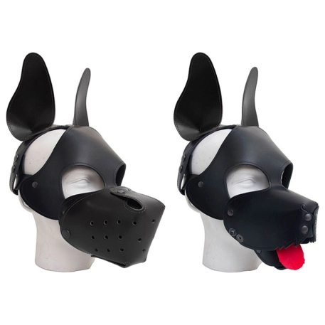 Cappuccio BDSM Dog Mask Shaggy Dog Hood - Mister B