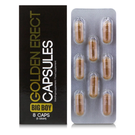 Capsule erettili Golden Erect Capsules (8 caps) - Big Boy