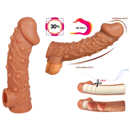 Gaine de pénis grossissante Sleeve 002 (M) - Kokos