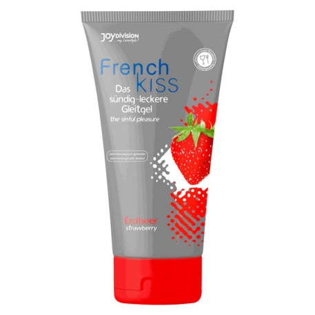 Lubrifiant aromatisé à la fraise Frenchkiss - JoyDivision