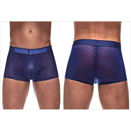 Caleçon Sexy bleu Diamond Mesh - Male Power